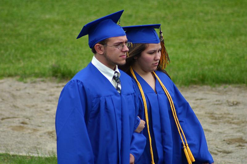 Belfast Area High School's class of 2013 graduates under changing skies ...