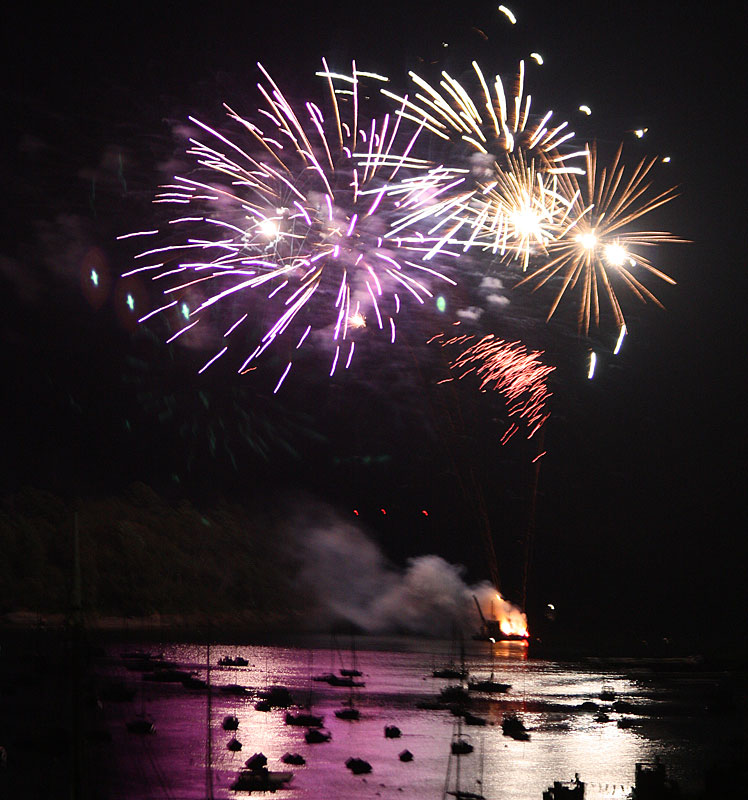 Fireworks cap first night of Camden Windjammer Festival PenBay Pilot