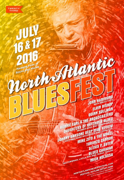 North Atlantic Blues Festival on Rockland’s waterfront July 1617