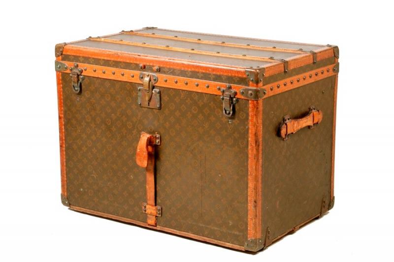 EARLY LOUIS VUITTON TRUNK  Thomaston Place Auction Galleries