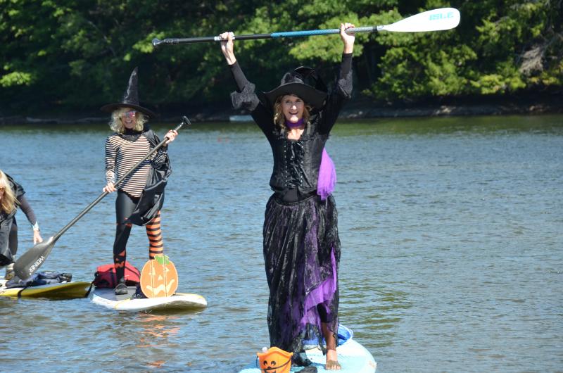 Witches take to the lake for a paddle PenBay Pilot
