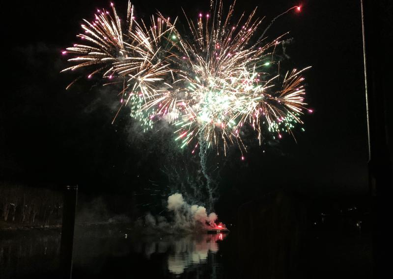 Fireworks over Rockport Harbor, Creatures of Habit fill Opera House