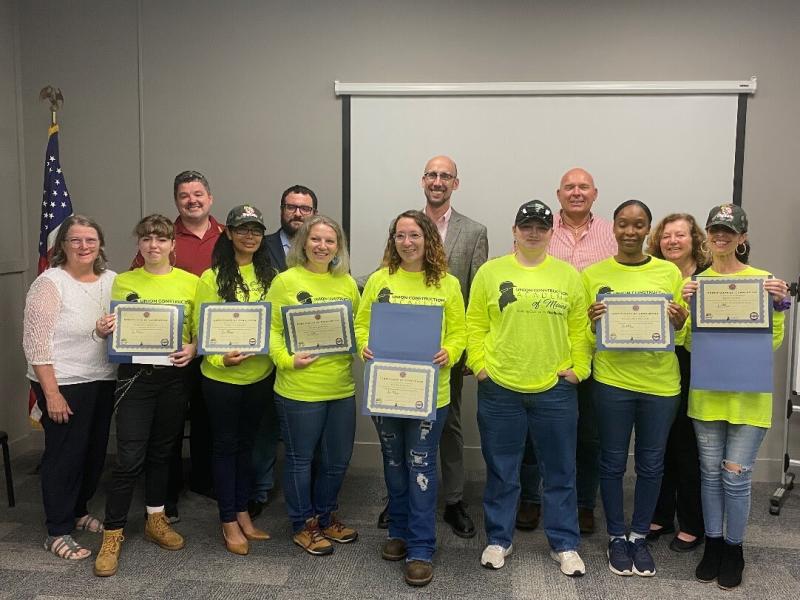 Commissioners visit several programs in Maine that connect women with careers in construction