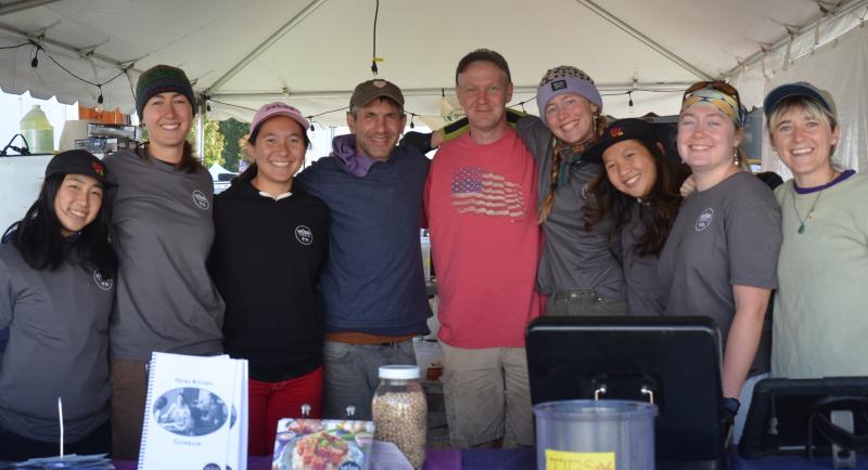 The crew from Heiwa Tofu, of Rockport. Photo by Lynda Clancy) The crew from Heiwa Tofu, of Rockport. Photo by Lynda Clancy)