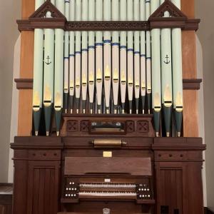 Organ at Broad Bay Congregational Church. (Photo courtesy Broad Bay Congregational Church) Organ at Broad Bay Congregational Church. (Photo courtesy Broad Bay Congregational Church)