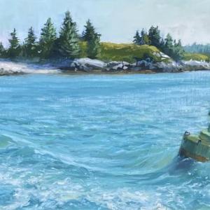 “Number 5”, oil on panel, by Suzanne Savage Brewer. (Photo courtesy New Era Gallery) “Number 5”, oil on panel, by Suzanne Savage Brewer. (Photo courtesy New Era Gallery)