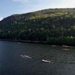 rowing aerial